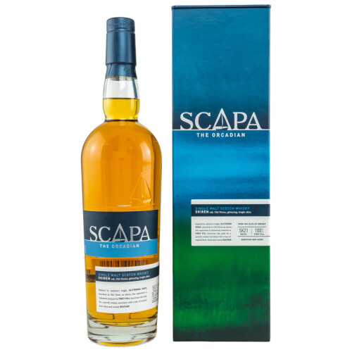 Scapa Skiren Batch SK21 | Orcadian/Orkney Single Malt | Schottischer Whisky | 1st Fill American Oak - 40% 0,70l