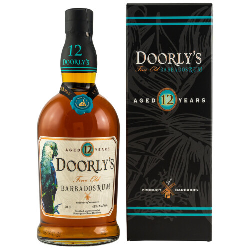 Doorlys 12 Jahre Foursquare Distillery Barbados Rum 43% 0.70l