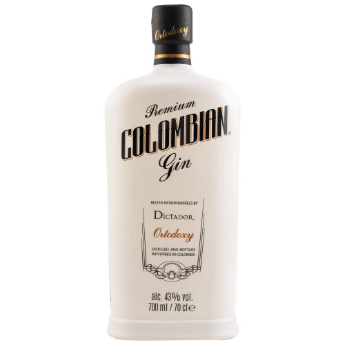 Dictador Ortodoxy Colombian Aged Gin 43% vol. 0,70l