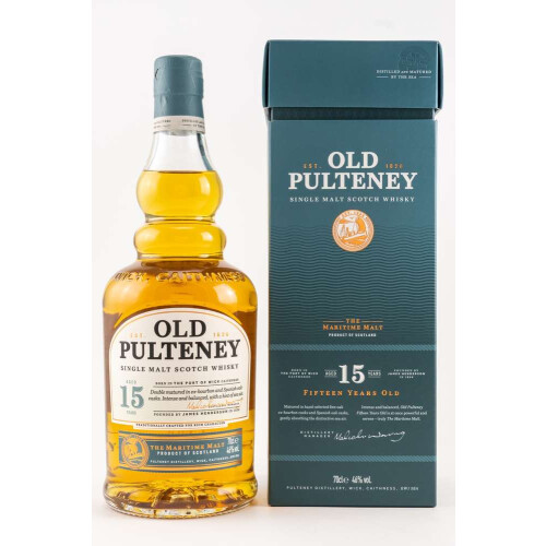 Old Pulteney 15 Jahre Single Malt Whisky 46% 0.7l