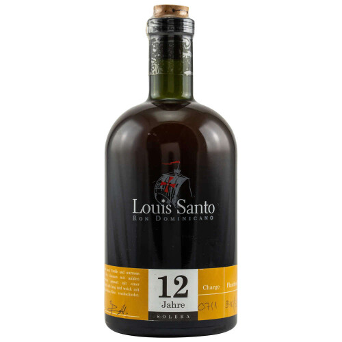 Louis Santo 12 Jahre Rum Solera - Sherry Cask Finish 40% 0,50l