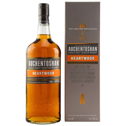 Auchentoshan Heartwood Whisky 43% vol. 1 Liter