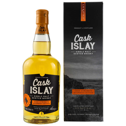 Cask Islay Cask Strength Bourbon Edition A.D. Rattray 58,6% vol. 0.70l