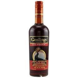 Goslings 151 Proof Black Seal Rum 75,5% vol. 0.70l