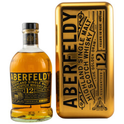 Aberfeldy 12 Jahre Whisky Sonderedition Metallbox 40% 0.70l