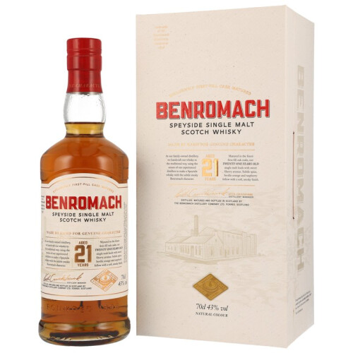 Benromach 21 Jahre Speyside Single Malt  Scotch Whisky