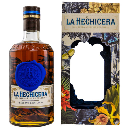 La Hechicera Ron Extra Anejo de Colombia Solera 21 Rum 40% - 0.70l Reserva Familiar