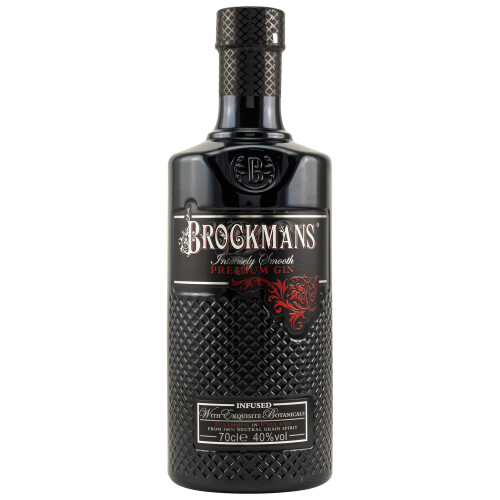 Brockmans Premium Smooth Gin | Blaubeere & Brombeere | Milder und fruchtiger Geschmack | Perfekt als Zutat für Cocktails - 40% 0.70l