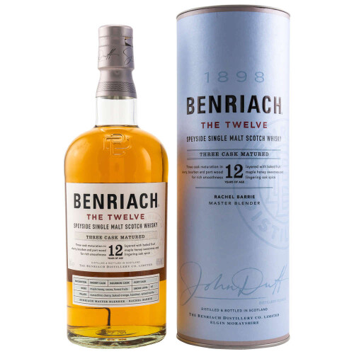 Benriach The Twelve 12 Jahre Speyside Single Malt Whisky Schottland 46% vol. 0.70l