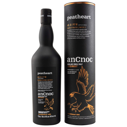 An Cnoc Peatheart Heavily Peated Batch 2 Whisky 46% vol.0.70l
