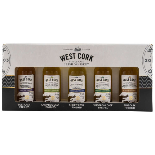 West Cork Irish Whiskey Probier Set Miniatur 5 x 50ml