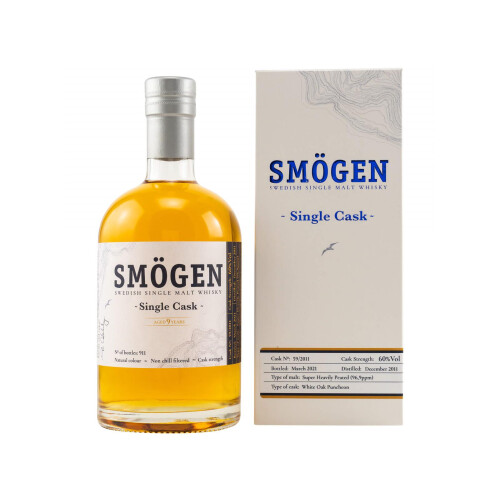 Smögen 2011/2021 - 9 YO Single Cask Whisky 0,50l 60%