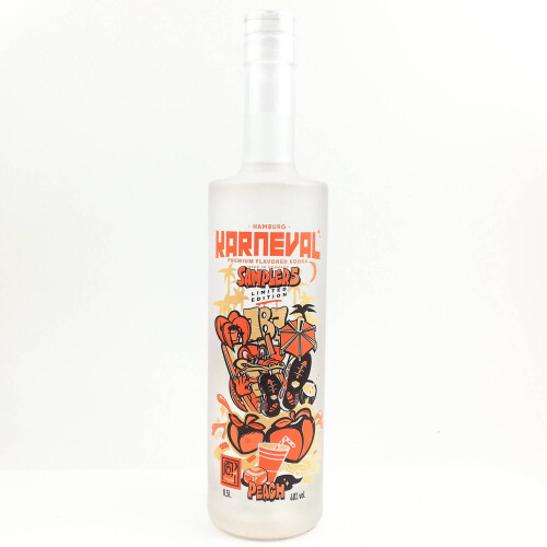Karneval Sampler 5 Peach Premium Vodka 40% 0,50l im Shop kaufen