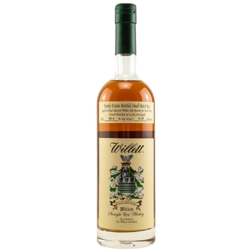 Willett Family Estate Rye Whiskey (1 x 700ml) - 56,4% vol