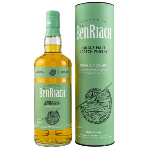 Benriach Quarter Casks Unpeated Whisky 46% 0,70l