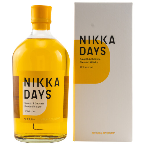 Nikka Days Japanischer Blended Whisky | Smooth & Delicate - 40% 0,70l