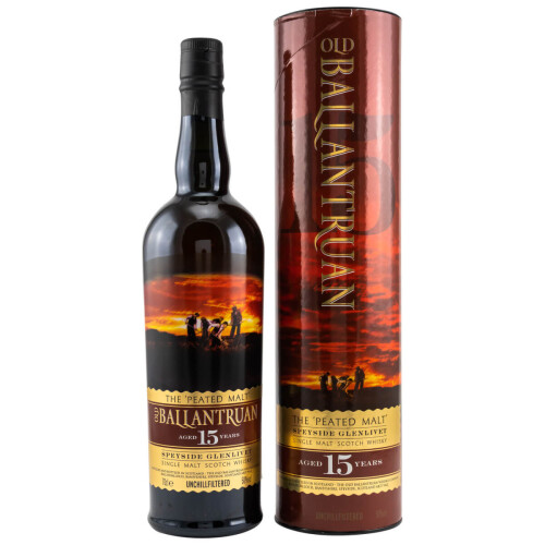 Old Ballantruan 15 Jahre Single Malt Peated Whisky 50% vol. 0,70l