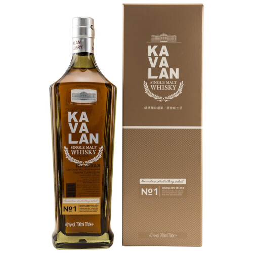 Kavalan Distillery Select No.1 Taiwan Whisky 40% vol. 0.70l